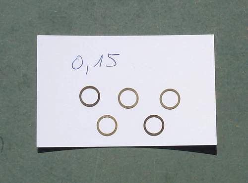 5 x shim for vintage Mitchell 300 .... reel moulinet partnumber 81024 ( 015 )