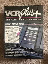 Gemstar VCR Plus Instant Programmer 1990/1991- new in sealed box