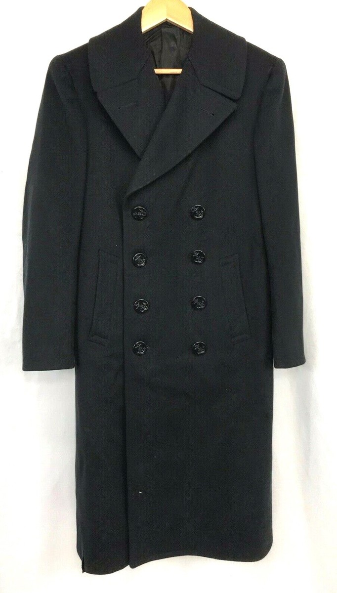 Vintage US Coast Guard Enlisted Bridge Coat | eBay
