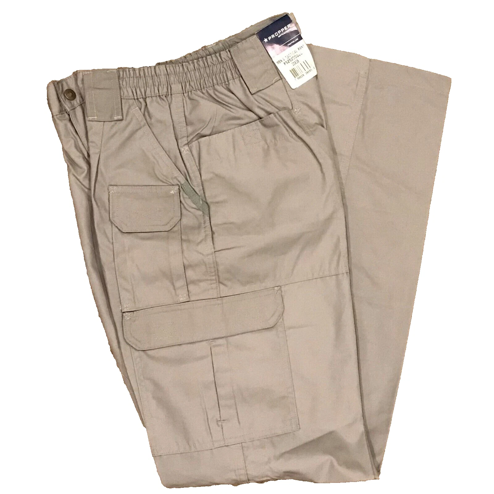 Propper® Men's Lightweight Tactical Pant 30x35 Light Grey 8 Pocket Hemmed New