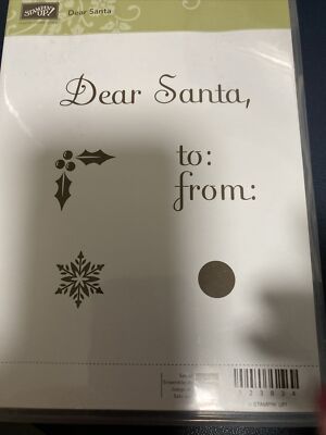 Stampin' Up! retired DEAR SANTA #123834