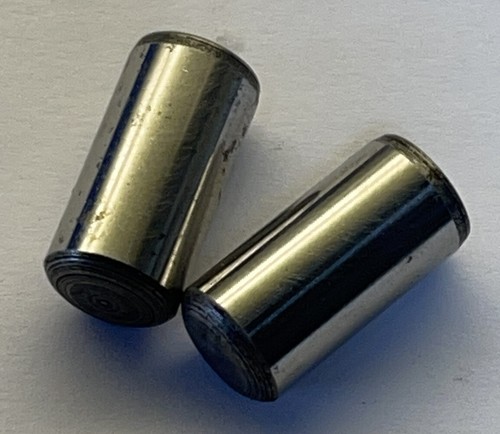 Dowel Pins, 1/2" Diameter x 1", Alloy Steel Qty.2 (23MY50)