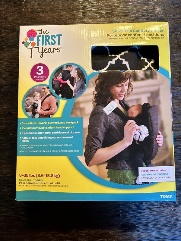 NIB Fleurville 3-position Carrier 8-36lb Newborn Toddler