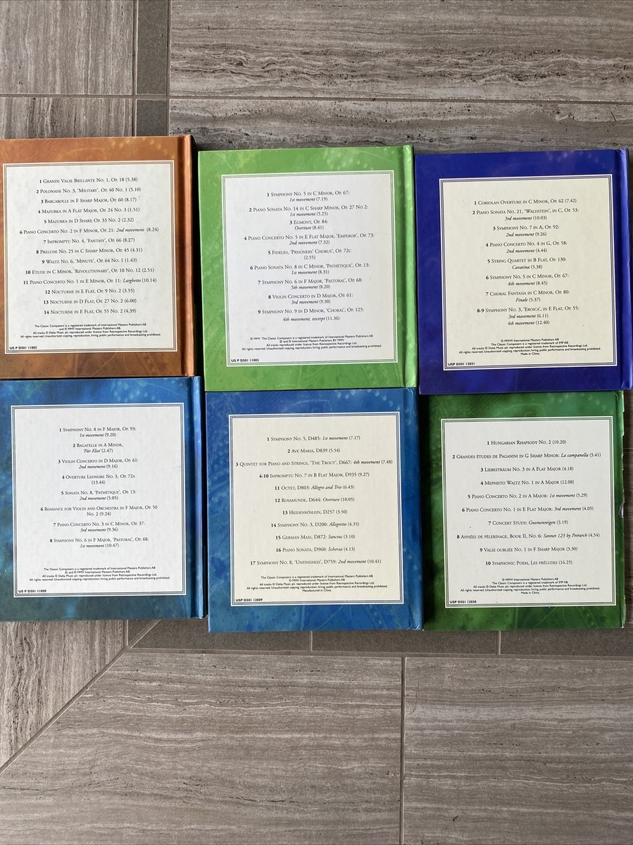 K　クラシックCD 11枚セット Classic Composers 17 CD Collection Early And Late Romance