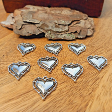 8 Herz/Herzen Charms Kettenanhänger Schmuckh...