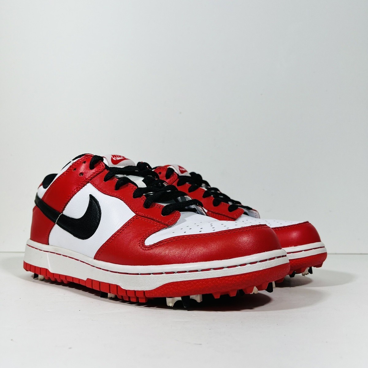 2012 Nike Dunk Low NG Golf White Black Red Size 9 Mens 2012 Nike Dunk Low NG Golf White Black Red Size 9 Mens