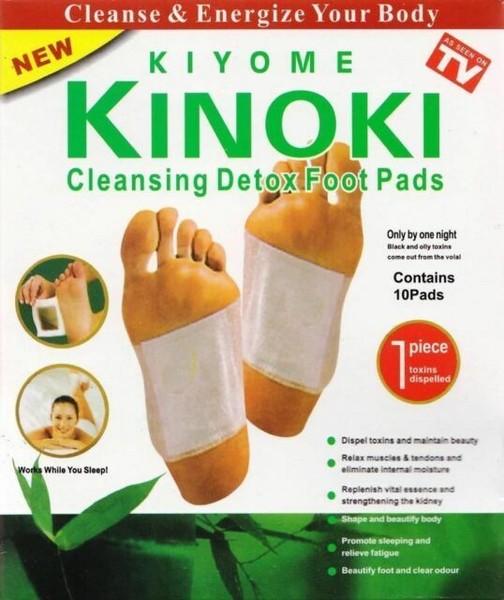 50 Cleansing Kinoki Detox Foot Pads Patch Pain Relief Soothing Herbal