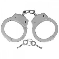 Handschellen Handfesseln Security Polizei Handcuffs Sicherheitsrille Doppelkette