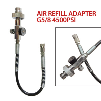 PCP Füllstation Ladekit Luft Fill Adapter 450 psi mit 60cm Schlauch DE