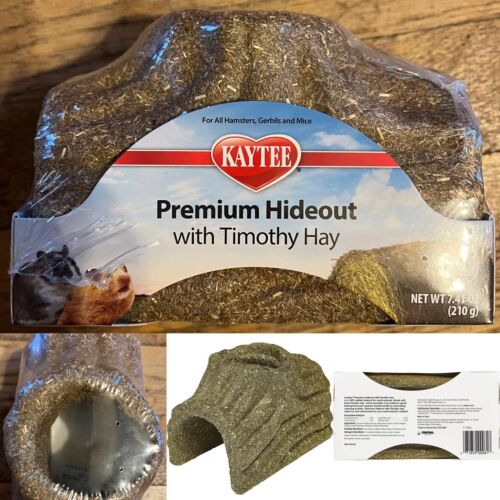 Premium Timothy Hay Flavor Small 100% Edible Hideout (Quality of 1) - Afbeelding 1 van 6