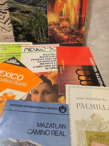 Mexico 1970's/early 80's Travel Brochures Postcards Pix Map LOT Cabo, Matzatlan - Picture 16 of 20