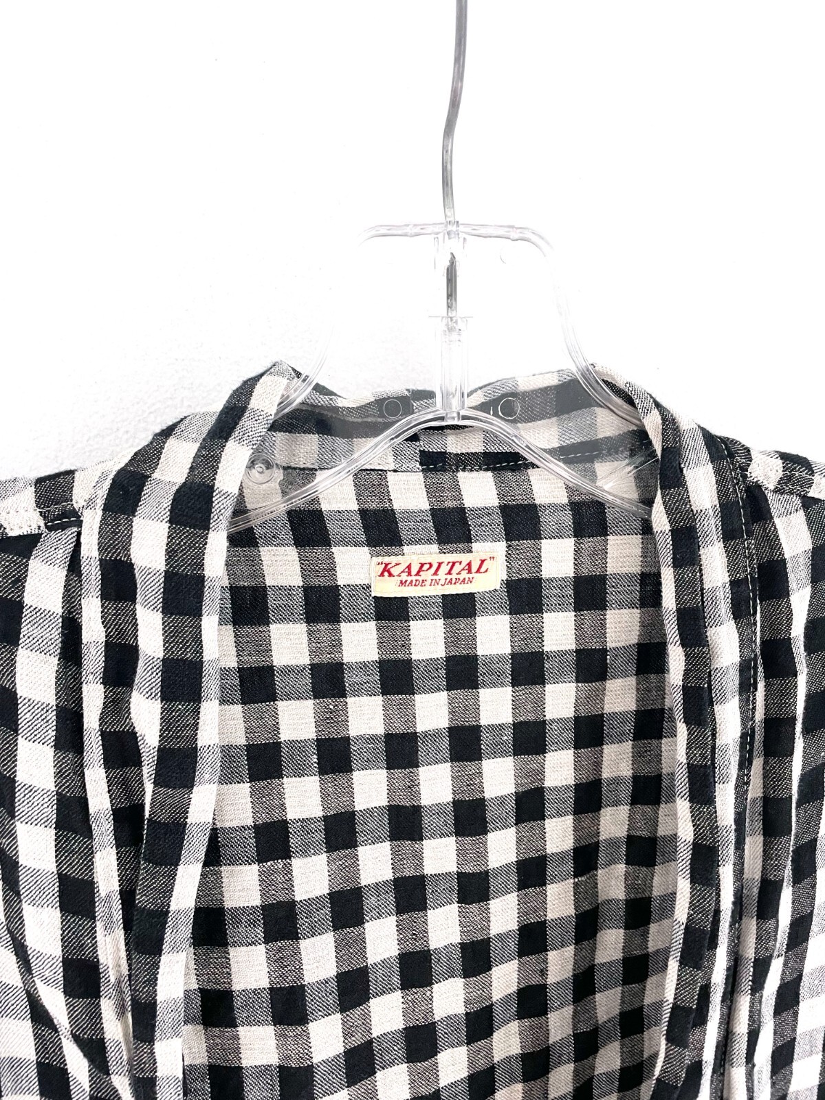 Kapital Checkered Linen Shirt image 3