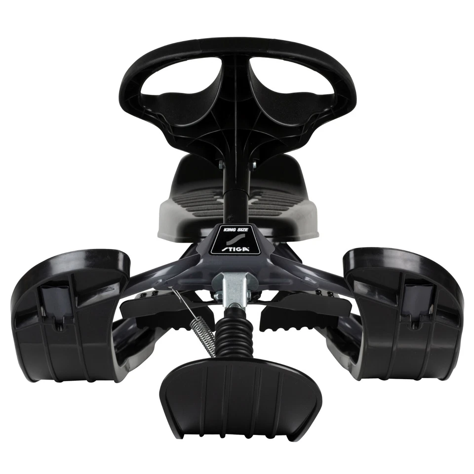 Stiga Schlitten Snow Racer King Size GT Lenk für Erwachsene mit lange Doppelsitz - Bild 3 von 4