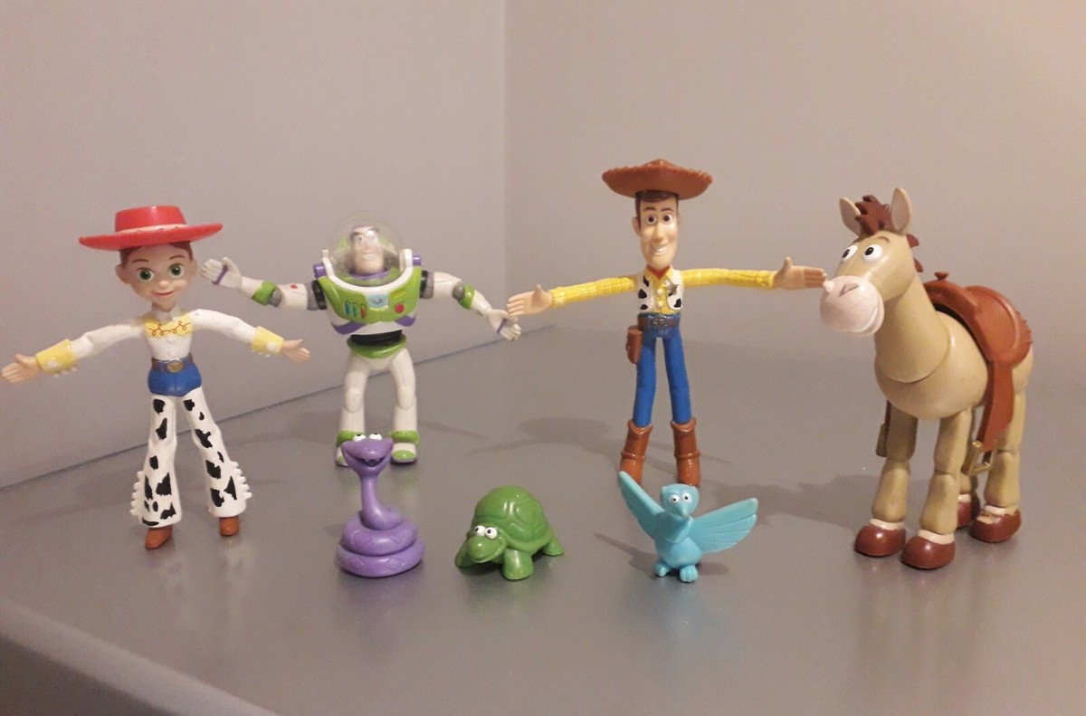 Rare Toy Story 2 Western Friends Bendable Gift Set 4