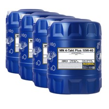 80 Liter (4x20) MANNOL 4-Takt Plus 10W-40 7202 API SL Motorradöl
