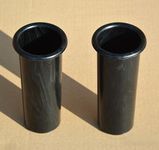 2x Recycling Vaseneinsatz &Oslash; 5,9 cm x 16 cm Kunststoffeinsatz f&uuml;r Vase Grabvase