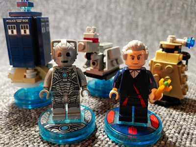 LEGO Dimensions Minifiguren Doctor Who 12th Doctor & Cyberman mit Zubehör