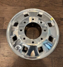 Chevrolet GMC 3500 Factory Aluminum OEM Dually Wheel Rim Front 2024 2025 2026