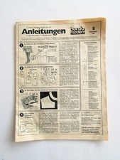 burda moden 9 - September 1980 Anleitungsheft Beilagenheft