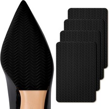 GQTJP Sole Bottom Protector, Self-Adhesive Grips for 6" by 4", New Black