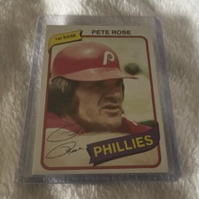 PETE ROSE TOPPS #540 BASE SET PHILADELPHIA PHILLIES VINTAGE BASEBALL CARD