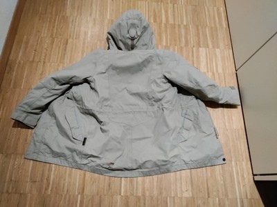 Jack Wolfskin Jacke Anorak Kinder Herbst Winter beige Größe 140 Kapuze Texapore