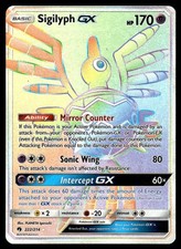 2018 SM - Lost Thunder Sigilyph GX (Secret) Secret Rare #222/214
