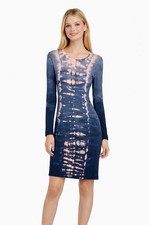 Gypsy 05 Dress Tie Dye Women's Size Small Long Sleeve Knee Length Causal Beach