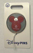 Disneyland - Mickey Mouse - Red Balloon - Dome 3D String Pin