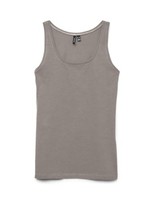 Vero Moda Vmlulu Long Tank Top JRS Noos, Damen, Schwarz, Baumwolle, GrößE S
