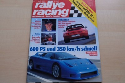 1) Rallye Racing 04/1994 - Bugatti EB 110 Cyan von R - Ford Fiesta 1.3i von Rich