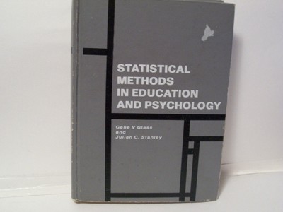 Statistical methods in education and psychology (Prentice-Hall series in edu...