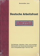 Book Stamps Catalogue 3rd Reich Deutsche Arbrietsfront Revenues DAF VW 1933-1945