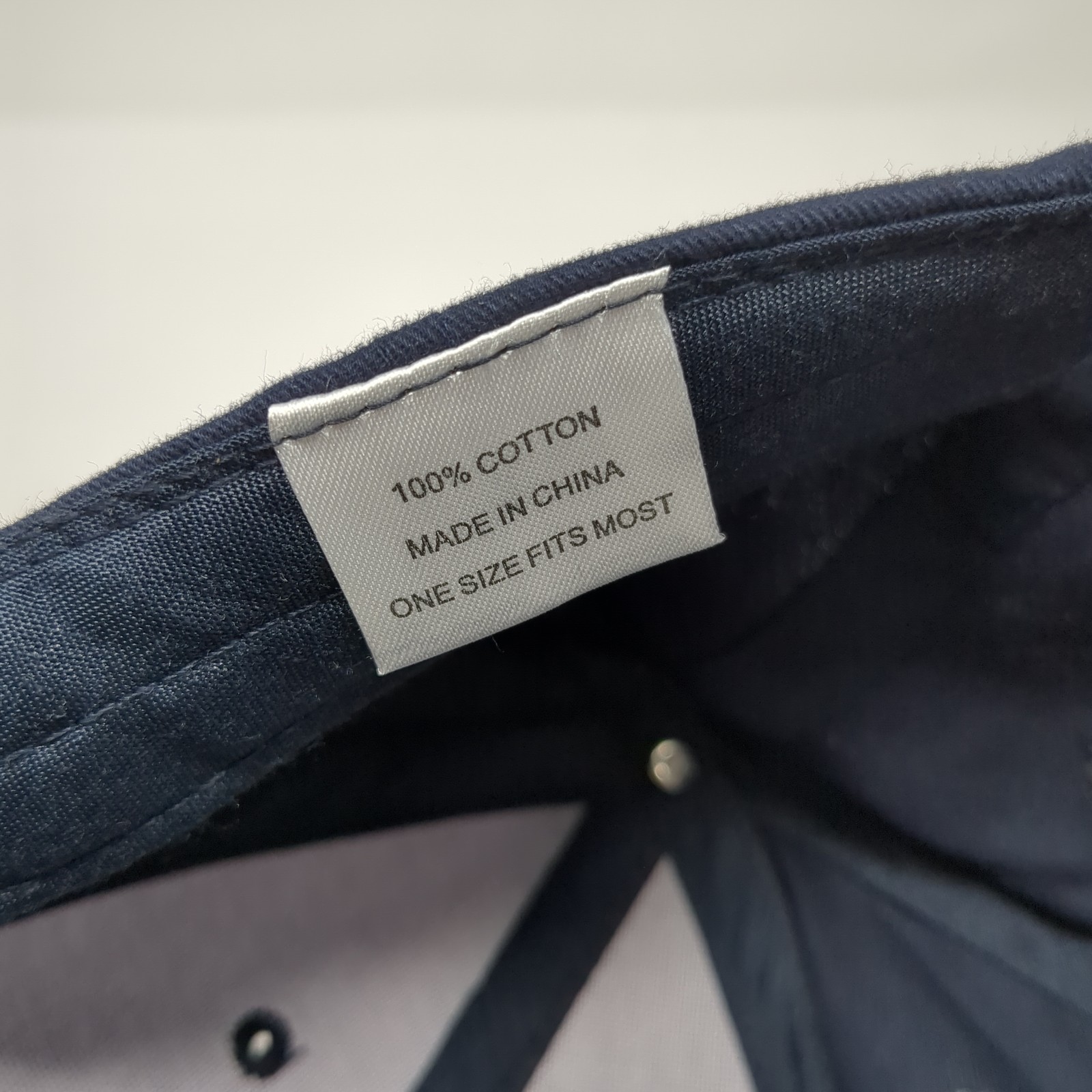 Data Tel Strapback Baseball Cap Blue One Size Adj… - image 9