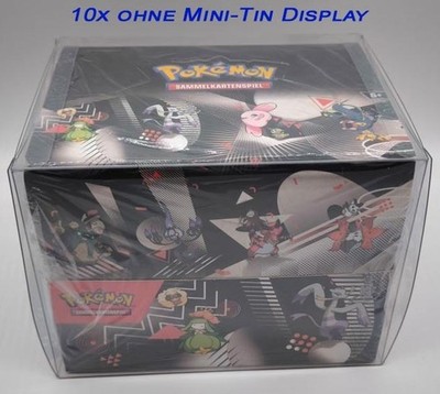 Semi-Rigid Faltboxen - Schutzhüllen für Pokémon Mini Tin Displays (10 Stück)