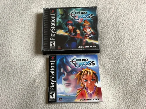New ListingChrono Cross (PS1, 2000) CIB black label complete with manual and reg card