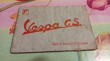 Manuale uso manutenzione Vespa GS 150 libretto originale qualche pagina rovinata