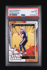 2024 Panini Donruss Bomb Squad Drake Maye #28 (RC) Patriots PSA 10 GEM MT