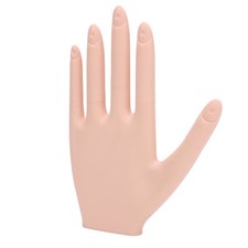 Nail Practice Hand Embedded Nail Slot Practice Mannequin Hand With Nail Tips