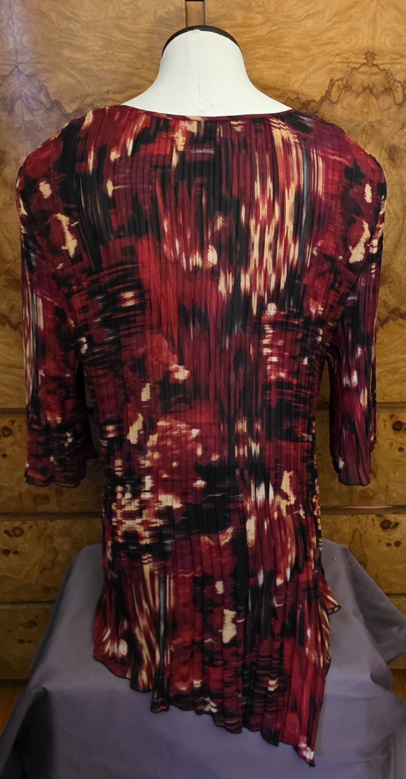 CATHERINE'S ~ ANGLED MULTI COLORED TUNIC TOP ~ 4X - image 5