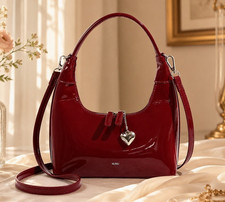 Women PU Leather Crossbody And Shoulder Bag Free Love Pendant Included