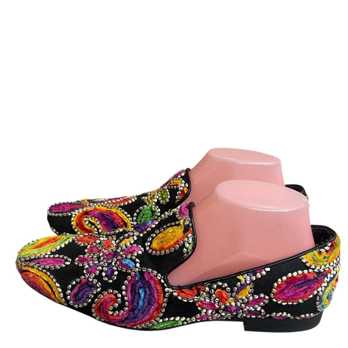 New Giorgio Brutini Multicolor Paisley Slip On Loafers Shoes Men\'s Size 8.5 New Giorgio Brutini Multicolor Paisley Slip | Mercari main image 4