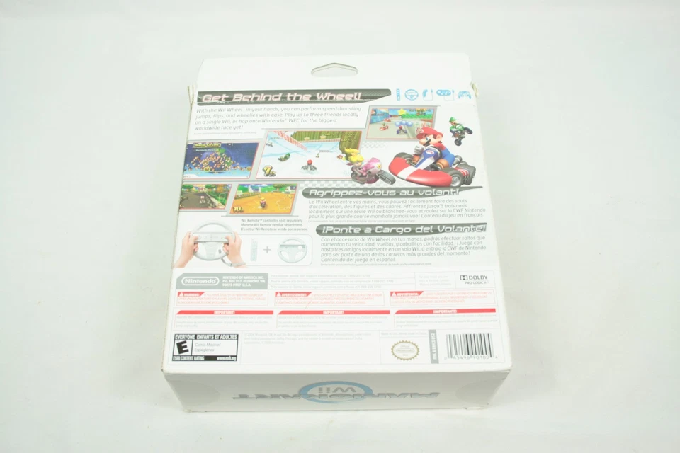 Mario Kart Wii Paquete Edición Big Box Nintendo Wii 2008 Juego Completo + Manuales - Imagen 3 de 4