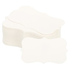 2" x 3.5" White Business Card Tickets, 100pcs Mini Paper, White