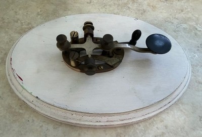 J.H. Bunnell  & Co Signal Electric Vintage Morse Code Telegraph Key Western 