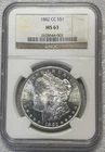 1882-CC Morgan Silver Dollar $1 - NGC MS63 - Carson City