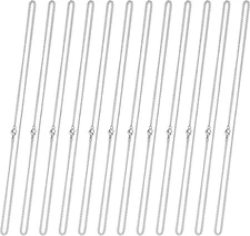 Stainless Steel Chain Necklace Link Chain with Lobster Clasps for Women Charms D