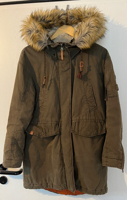 CAMEL ACTIVE - Damen Mantel - Parka - Winterjacke mit Kapuze - Gr. 36