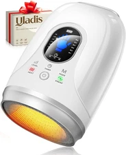 Hand Massager with Heat and Compression, 4000mAh Rechargeable Battery Soothing K