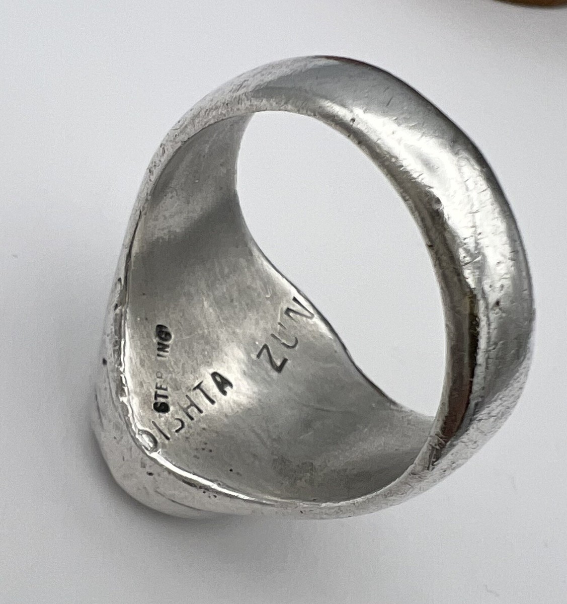 Charlotte Dishta Zuni Native American Multi Stone Inlay Ring